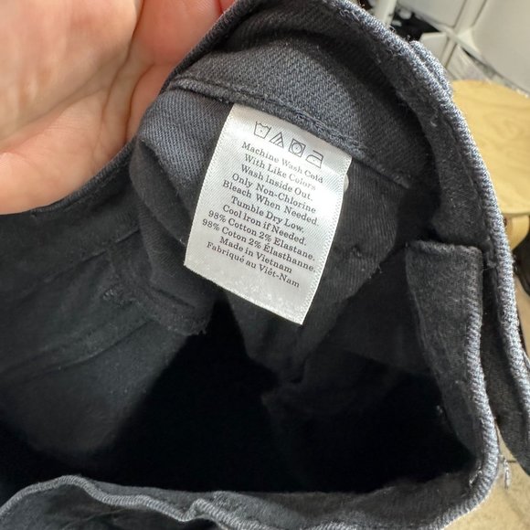 EVERLANE high rise skinny jeans in faded black size 31 ankle - Picture 5 of 6